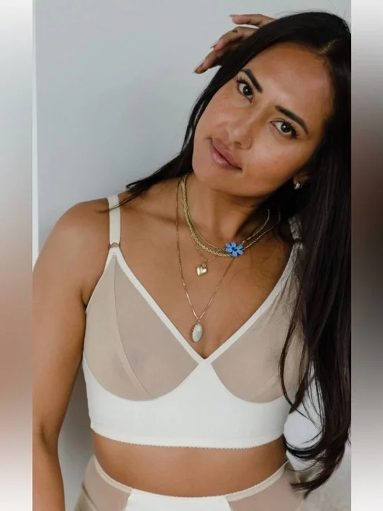 Lot of 4 Fortnight longline bras 32C - Picture 3 of 10